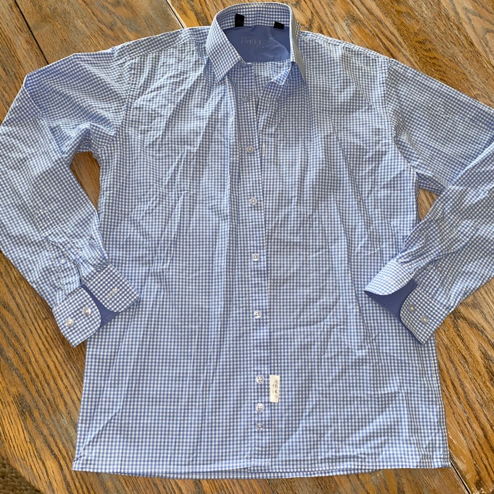 RAGAZZO check shirt/straight hem/super condition